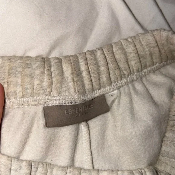 Fear of God Essentials Light Gray Sweatpants
